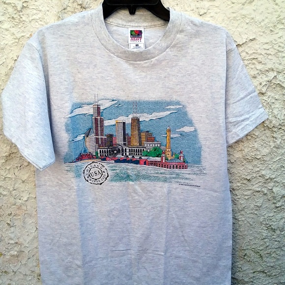 Chicago t shirts the fruit malta of loom